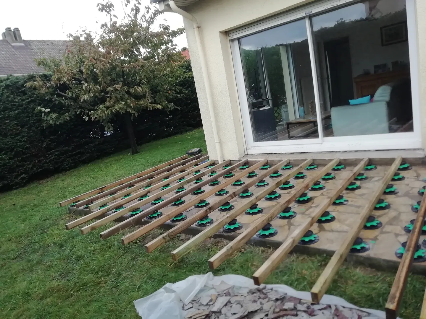 Terrasse Terrasse sur Plot 1