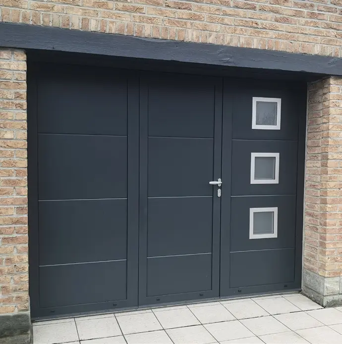 Porte de garage enroulable compacte