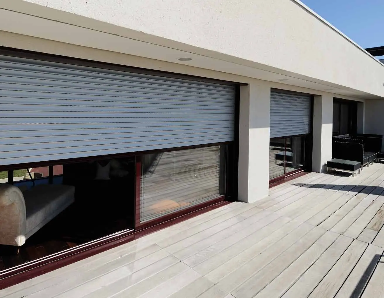 Volets sécurisés modernes